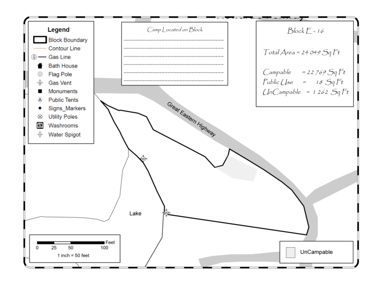 Pennsic 49 Block E16 Map