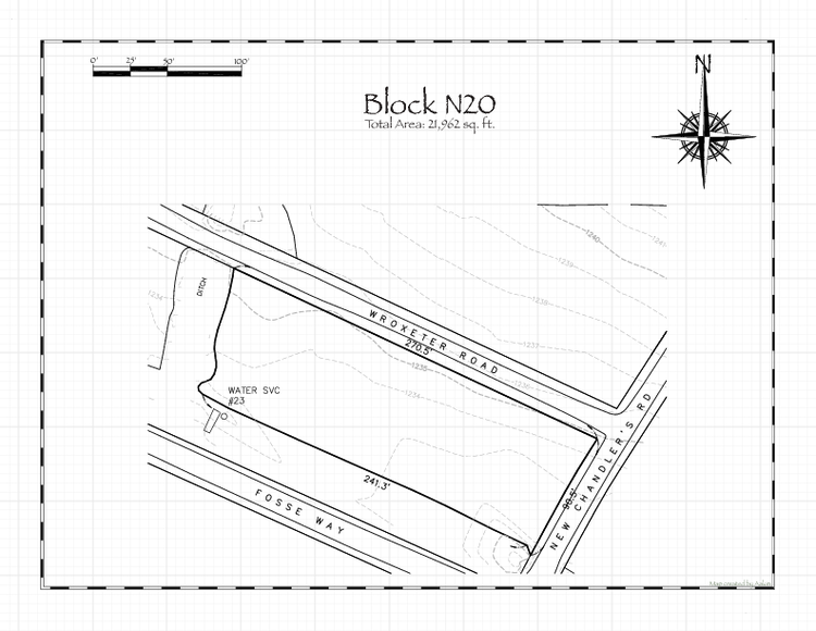 Pennsic 49 Block N20 Map