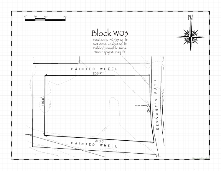 Pennsic 49 Block W03 Map